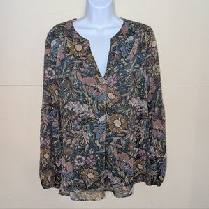 Beacon Apparel Puff Sleeve Blouse Boho